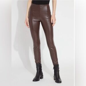 Lysse Vegan Chocolate Color Leather Pants